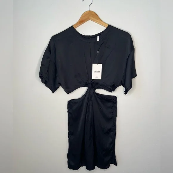 LNA Black Saani Silky Mini Dress Size XS - Picture 7 of 11